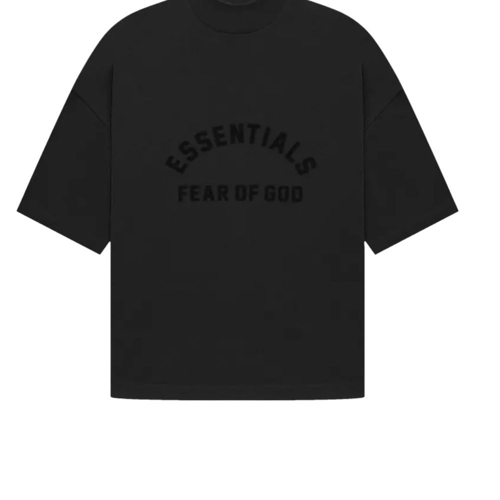 Fear of God Essentials Oversized Black Tee